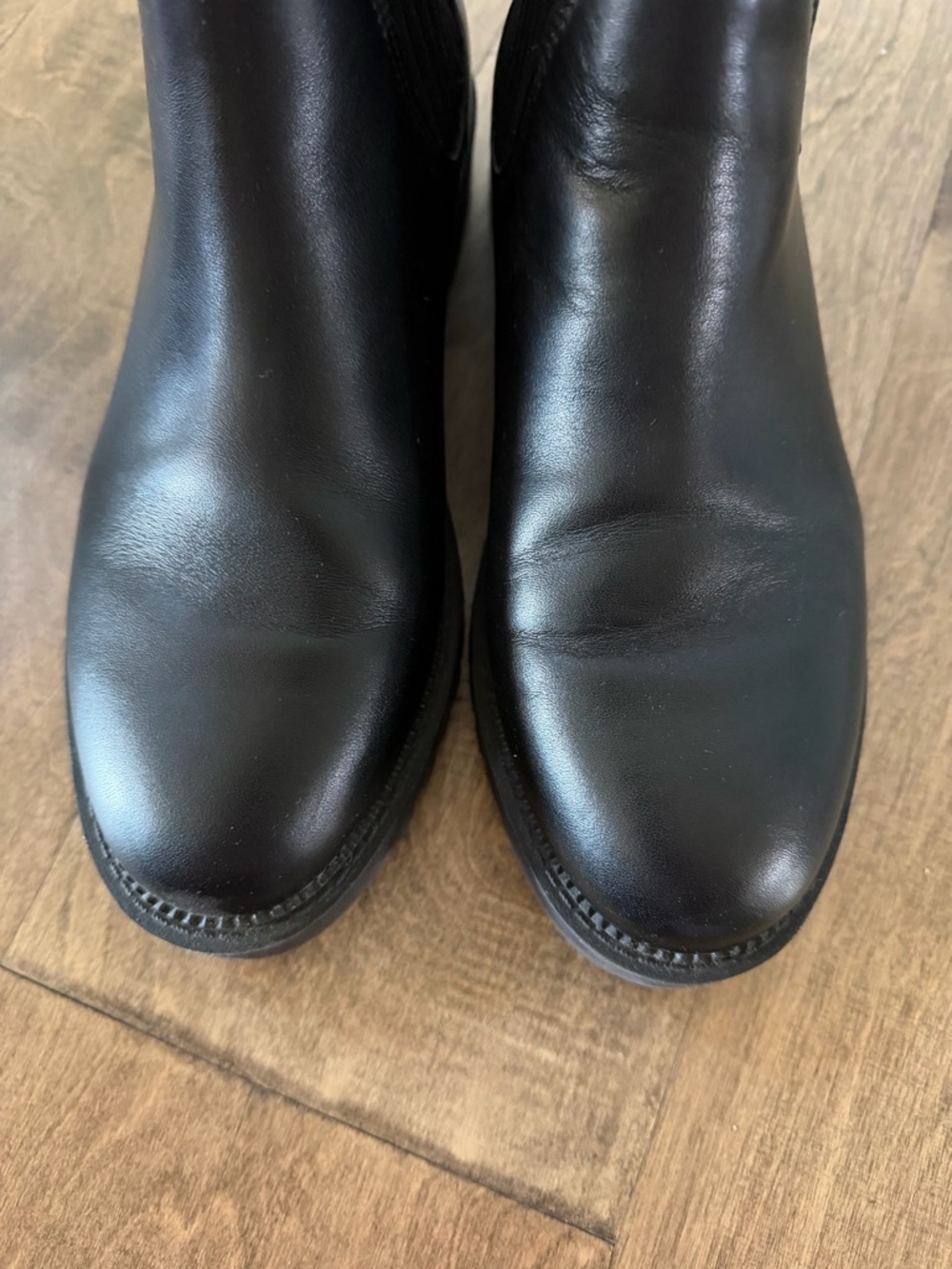 Blondo Hallie Waterproof Black Leather Ankle Boots, size 8.5 - Picture 9 of 10